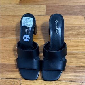 Calvin Klein Black Women's Mules